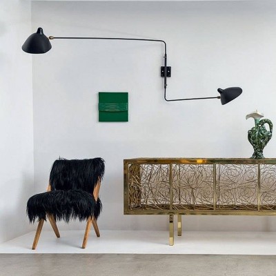 【Serge Mouille リプロダクトウォールライト 2アーム 壁掛け照明】 serge-mouille-wall-sconce.jpg