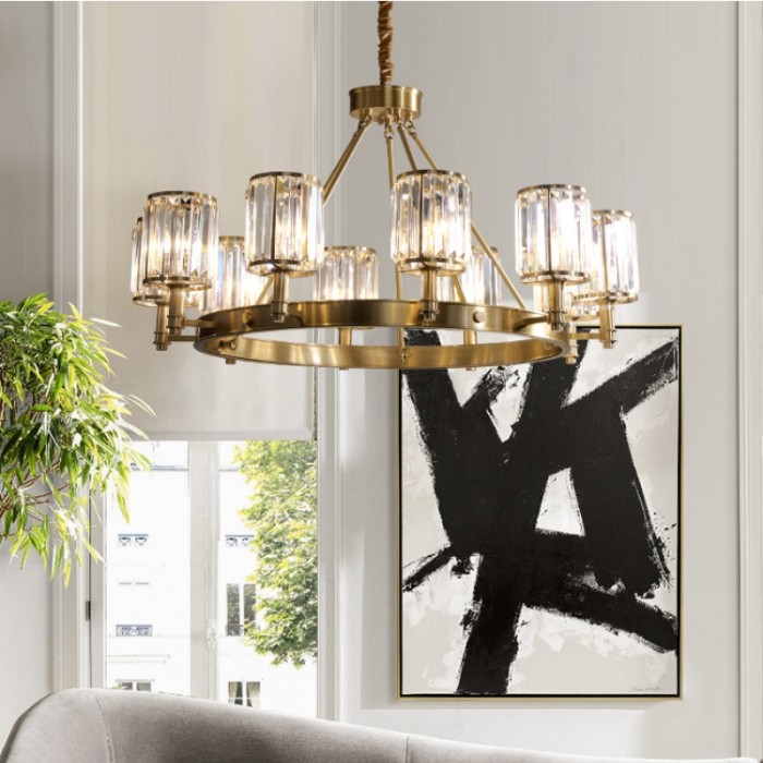 アメリカ式鉄工芸 クラシックシャンデリア 照明 カントリー雰囲気