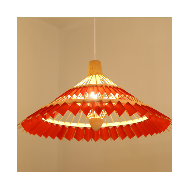 10個入 昭和レトロ　竹細工風シェード　ペンダントライト 吊り照明 chinese-style-bamboo-craft-