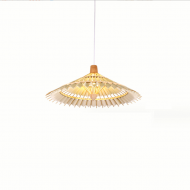 中国風 竹 細工 ペンダントライト レトロ ランプシェード 茶室