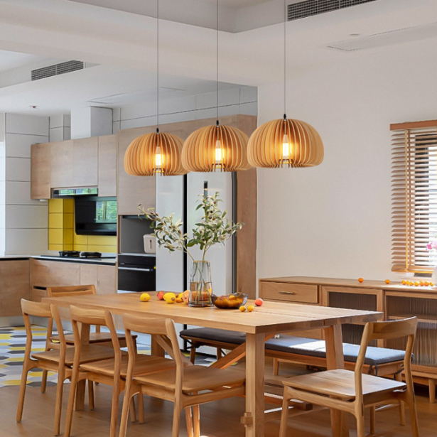 NEC ペンダントライト ダイニング 木製 アンティーク ペンダント ライト 北欧 かぼちゃ ランプ