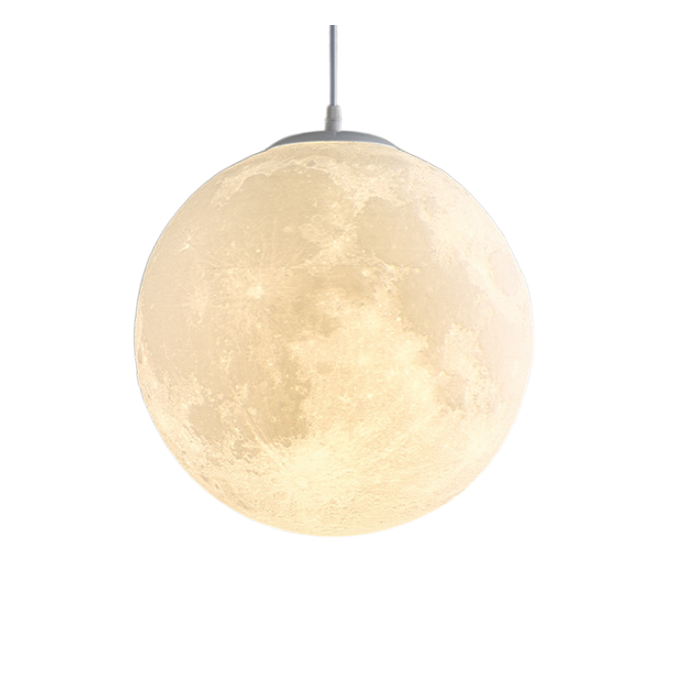 Stylish PLA healing moonlight indirect pendant light for coffee shop