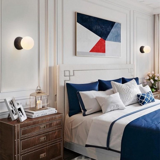 SJZQYTN ポストモダンスコンセマーブルウォールライトモダンミニマ