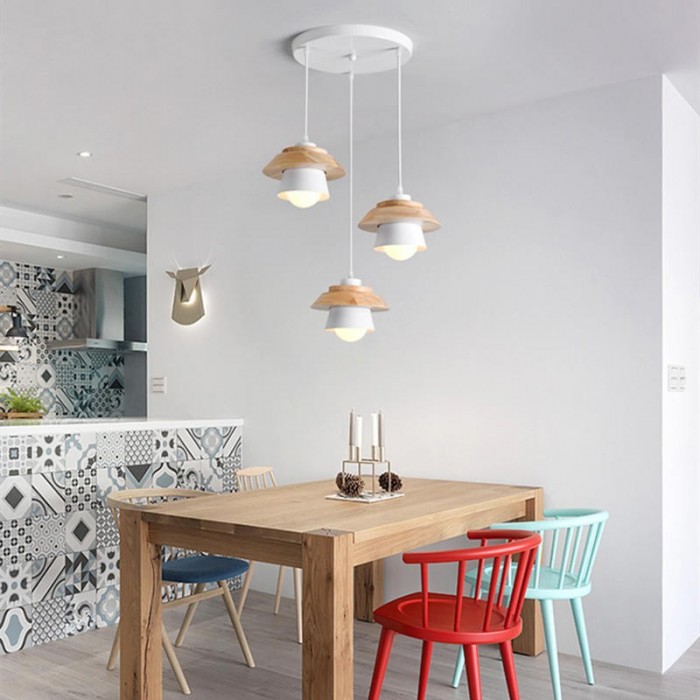 MONO木製ペンダントライト |Yigo|マルチライトペンダントライト